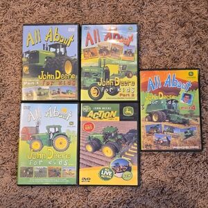 John Deere Kids Toy DVD Collection - Green and Yellow